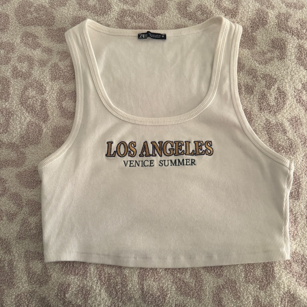 Zara Rib Knit Tank Top